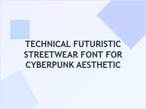 Neon Circuit: a Cyberpunk-Inspired Technical Font